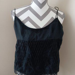 Tahari Silk Beaded Top